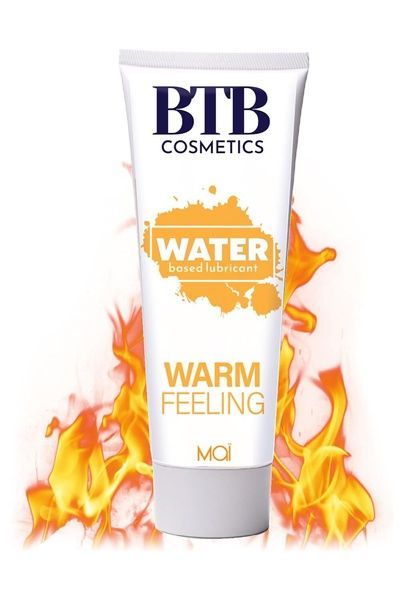 Розігрівальна змазка на водній основі BTB WARM FEELING (100 мл) SO7543 фото