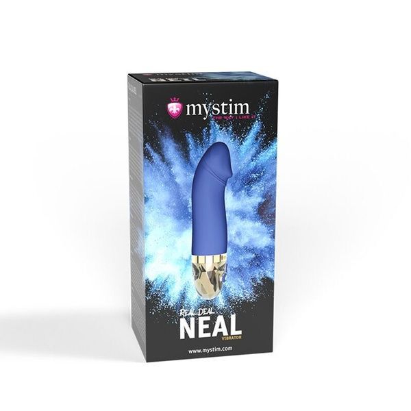 Вібратор Mystim Real Deal Neil Blue, потужний мотор, 8 режимів SO8139 фото