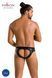 Чоловічі сліпи з вирізами Passion 041 SLIP JOE S/M, Black екошкіра, відкриті сідниці SO7595 фото 12
