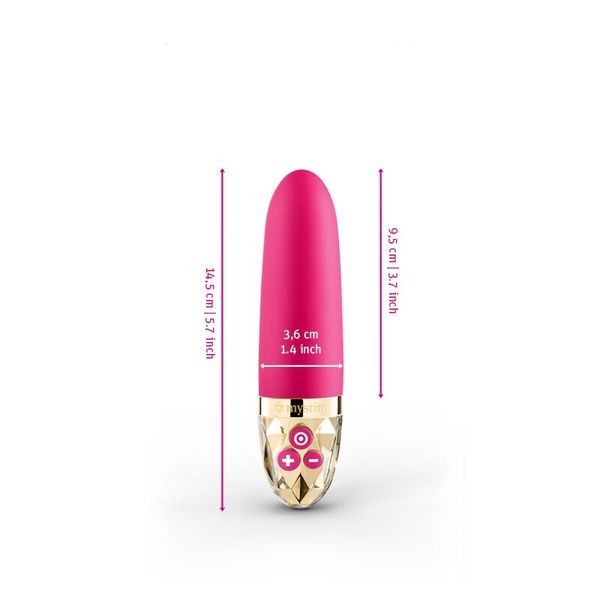 Вібратор Mystim Sleak Freak Pink, 8 режимів, внутрішня та зовнішня стимуляція SO8140 фото