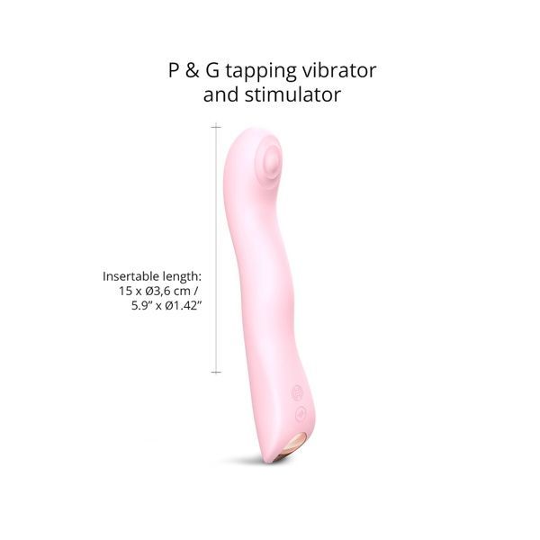 Вібратор Love To Love SWAP - BABY PINK, з пульсівною перлиною для точки G, 3 мотори, гнеться SO7386 фото