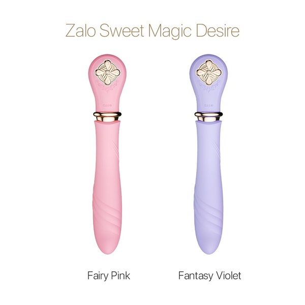 Пульсатор із підігрівом Zalo Sweet Magic - Desire Fairy Pink, турбо режим SO6678 фото