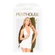 Міні-сукня з відкритою спиною та стрінгами Penthouse - Earth-Shaker White M/L SO4338 фото 7