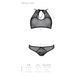 Комплект: бра, трусики з ажурним декором та відкритим кроком Passion URSULA SET S/M, black SO5842 фото 10