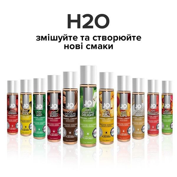 Розпродаж!!! Змазка на водній основі System JO H2O &mdash; Green Apple (120 мл) (термін 01.12.2023) SO1677-R фото