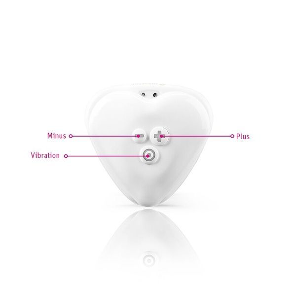 Вібратор для клітора Mystim Heart&acute;s Desire White, 8 режимів, дуже потужний SO8141 фото