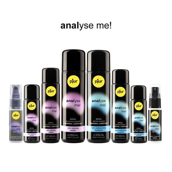 Анальний лубрикант pjur analyse me! Moisturising 100 мл, на водній основі, з гіалуроном PJ11740 фото