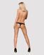 Мереживні танги з доступом Obsessive 828-THC-1 crotchless thong L/XL, чорні SO7174 фото 12