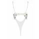 Еротичний боді з малюнком Passion LOVELIA BODY L/XL, white SO4756 фото 6