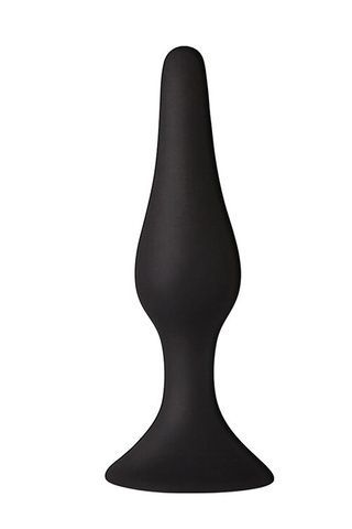 Анальна пробка з присоскою MAI Attraction Toys №35 Black, довжина 15,5 см, діаметр 3,8см SO5008 фото