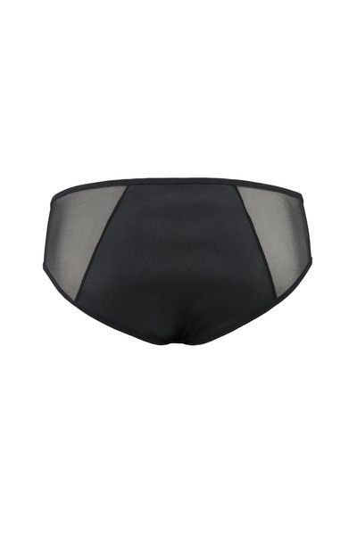 Чоловічі сліпи на блискавці Passion 042 SLIP TIMMY S/M Black, екошкіра, сітка SO7598 фото