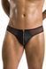 Чоловічі сліпи на блискавці Passion 042 SLIP TIMMY S/M Black, екошкіра, сітка SO7598 фото 7