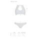 Комплект із бра, трусиків з ажурним декором та відкритим кроком Passion URSULA SET S/M, white SO5845 фото 10