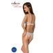 Комплект із бра, трусиків з ажурним декором та відкритим кроком Passion URSULA SET S/M, white SO5845 фото 2