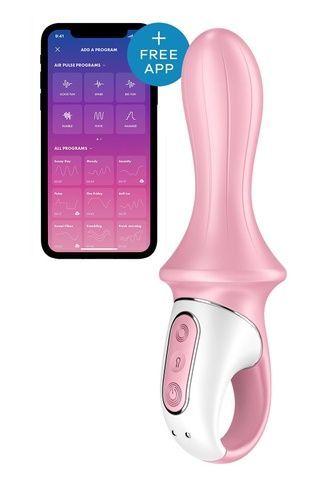 Satisfyer Air Pump Booty 5+, Анальний смарт-вібратор , надувається TM0000557 фото
