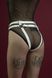 Гартери Feral Feelings - Belt Briefs, трусики, натуральна шкіра, колір білий SO3447 фото 7