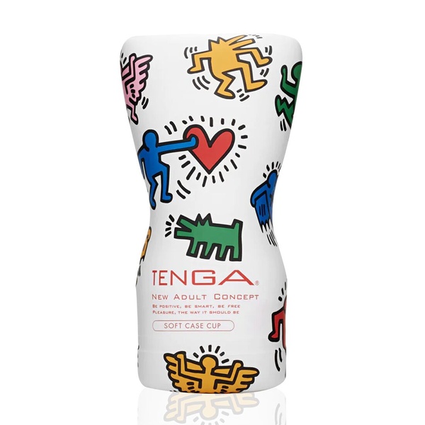 Мастурбатор Tenga Keith Haring Soft Case Cup (м`яка подушечка) стисний SO1648 фото
