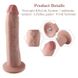 Фалоімітатор 10.2″ з вібрацією для секс-машин Hismith Silicone Dildo with Vibe, знімний конектор Kli SO6211 фото 9