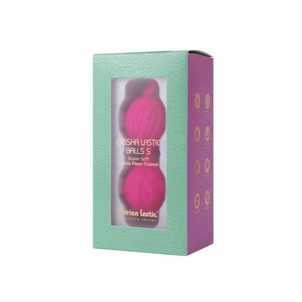 Вагінальні кульки Adrien Lastic Geisha Lastic Balls Mini Magenta (S), діаметр 3,4 см, вага 85 г AD40511 фото