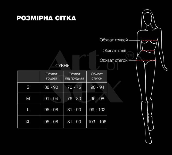 Лакована сукня Art of Sex - Demeter, колір червоний, розмір S SX3368 фото