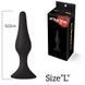 Анальна пробка з присоскою MAI Attraction Toys №34 Black, довжина 12,5см, діаметр 3,2см SO5010 фото 6