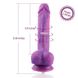 Фалоімітатор 8.2″ з вібрацією для секс-машин Hismith Purple Silicone Dildo with Vibe, знімний конект SO6212 фото 11
