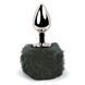 Анальна пробка FeelzToys - Bunny Tails Butt Plug Black SO5063 фото 5