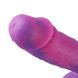 Фалоімітатор 8.2″ з вібрацією для секс-машин Hismith Purple Silicone Dildo with Vibe, знімний конект SO6212 фото 14