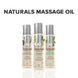 Масажна олія System JO – Naturals Massage Oil – Coconut & Lime з натуральними ефірними оліями (120 м SO6164 фото 10