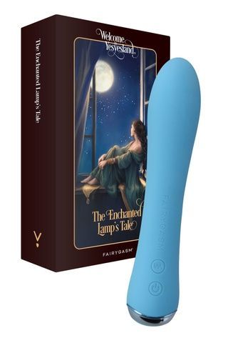 Вібратор з підігрівом FairyGasm WowGenie blue, підігрів до 42 &deg;C SX0653 фото
