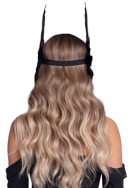 Leg Avenue Feather headband Black SO7944 фото