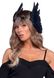 Leg Avenue Feather headband Black SO7944 фото 1