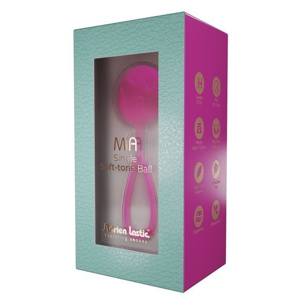 Вагінальні кульки Adrien Lastic Geisha Lastic Balls M&iacute;a Magenta (L), діаметр 4 см, маса 42 г AD40551 фото