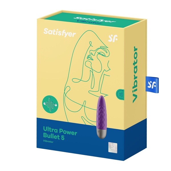 Satisfyer Ultra Power Bullet 5 Violet - Мінівібратор TM0000359 фото