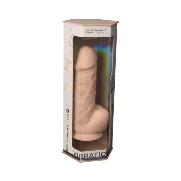Фалоімітатор з вібрацією SilexD Norman Vibro Flesh (Model 1 size 8,5") + LRS, діаметр 5 см SO8208 фото