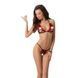 Комплект білизни ROSALIA BIKINI red XXL/XXXL - Passion: відкритий ліф і стрінги EL16203 фото 6