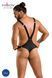 Чоловіче боді з люверсами Passion 028 HARRY XXL/XXXL Black, екошкіра, на шлейках SO7557 фото 12