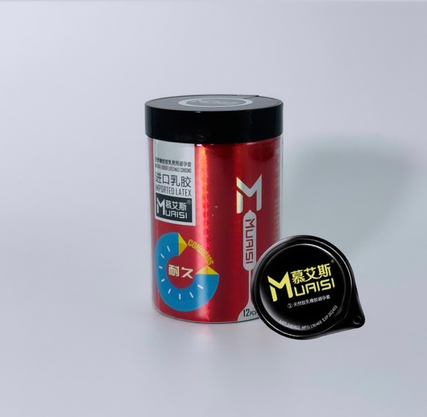 Muasi 0.02 Red - ультратонкі ребристі презервативи TM0001222 фото