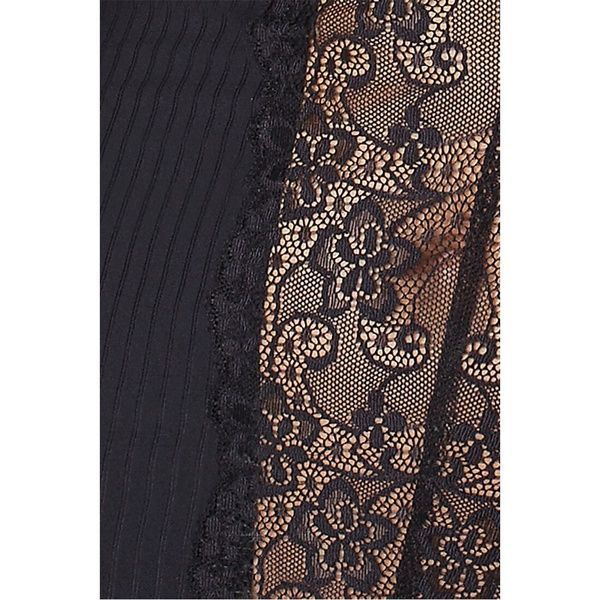(SALE) Сорочка приталена з чашечками ZOJA CHEMISE black 6XL/7XL - Passion, трусики PS1012 фото
