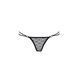 Трусики на зав'язочках з боків Passion Exclusive ZITA THONG XXL/XXXL, black PS24403 фото 12