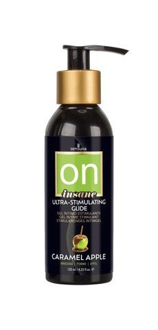 Збуджувальна змазка на гібридній основі Sensuva Ultra-Stimulating On Insane Caramel Apple (125 мл) SO3274 фото