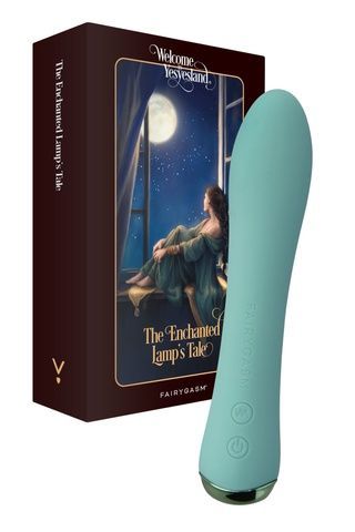 Вібратор з підігрівом FairyGasm WowGenie green, підігрів до 42 &deg;C SX0654 фото