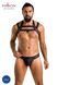 Комплект чоловічої білизни з кріпленнями Passion 043 JACOB XXL/XXXL Black, труси, шлейки SO7602 фото 11
