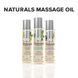 Масажна олія JO Naturals Massage Oil Peppermint & Eucalyptus з ефірними оліями (120 мл) SO6166 фото 10