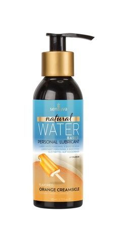 Змазка на водній основі Sensuva Natural Water-Based Orange Creamsicle 125мл без гліцерину, парабенів SO3535 фото