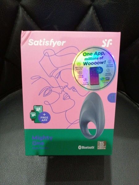 Ерекційне віброкільце Satisfyer Mighty One (м`ята упаковка) SO3890-R фото