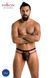 Чоловічі прозорі стринги Passion 029 THONG COLLIN L/XL Black, сітка SO7558 фото 11