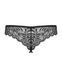 Мереживні танга з доступом Obsessive Contica crothchles thong L/XL, чорні SO7257 фото 6