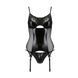Корсет під шкіру ASUNA CORSET black XXL/XXXL Passion SO4127 фото 8