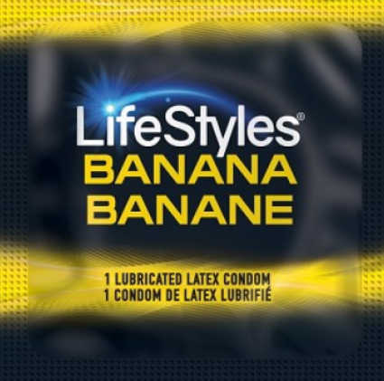 LifeStyles Banana - ароматизовані, кольорові, 1 шт MM0499 фото